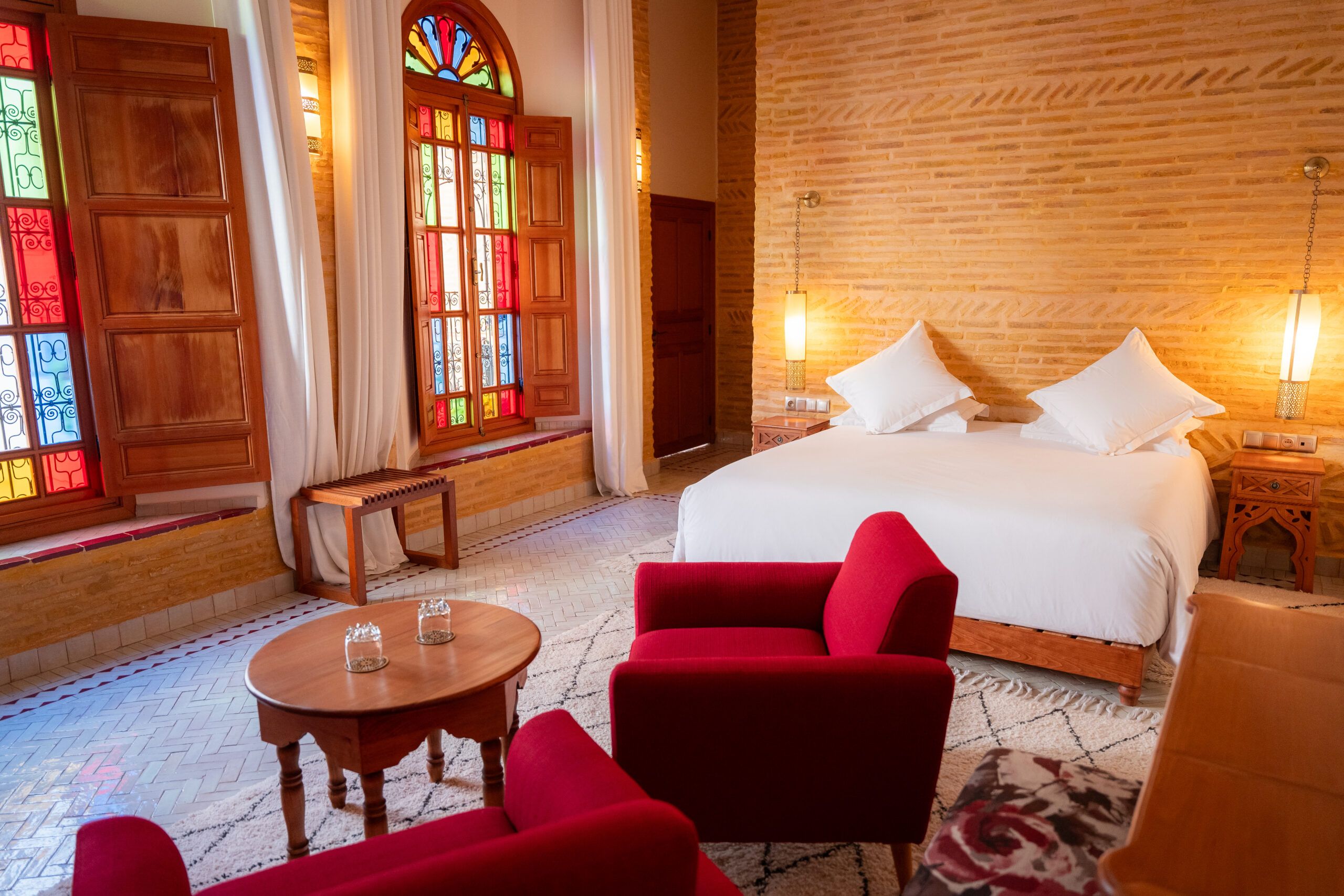 Burgundy Suite, Riad Al Ansari, Fez
